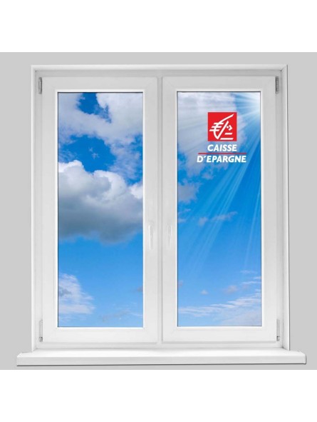 fenêtre 120x 30 cm plus un logo fenêtre 120x 30 cm plus un logo