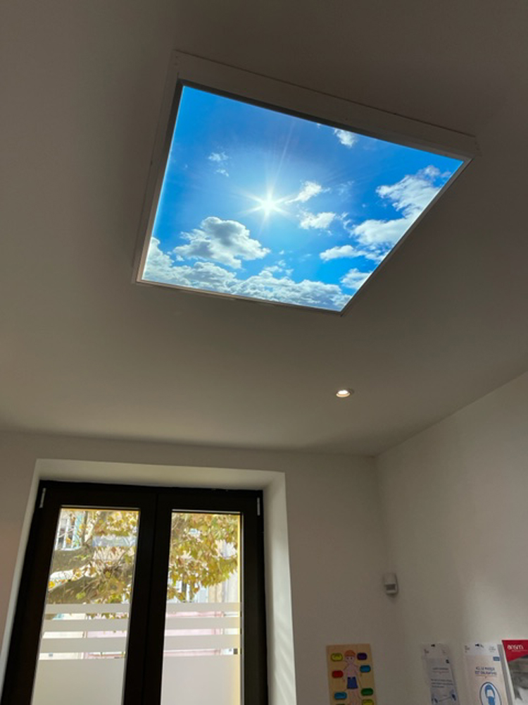 Dalle 60x60 avec Boitier Alu